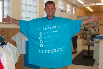 Troy, owner of Old Town Embroidery